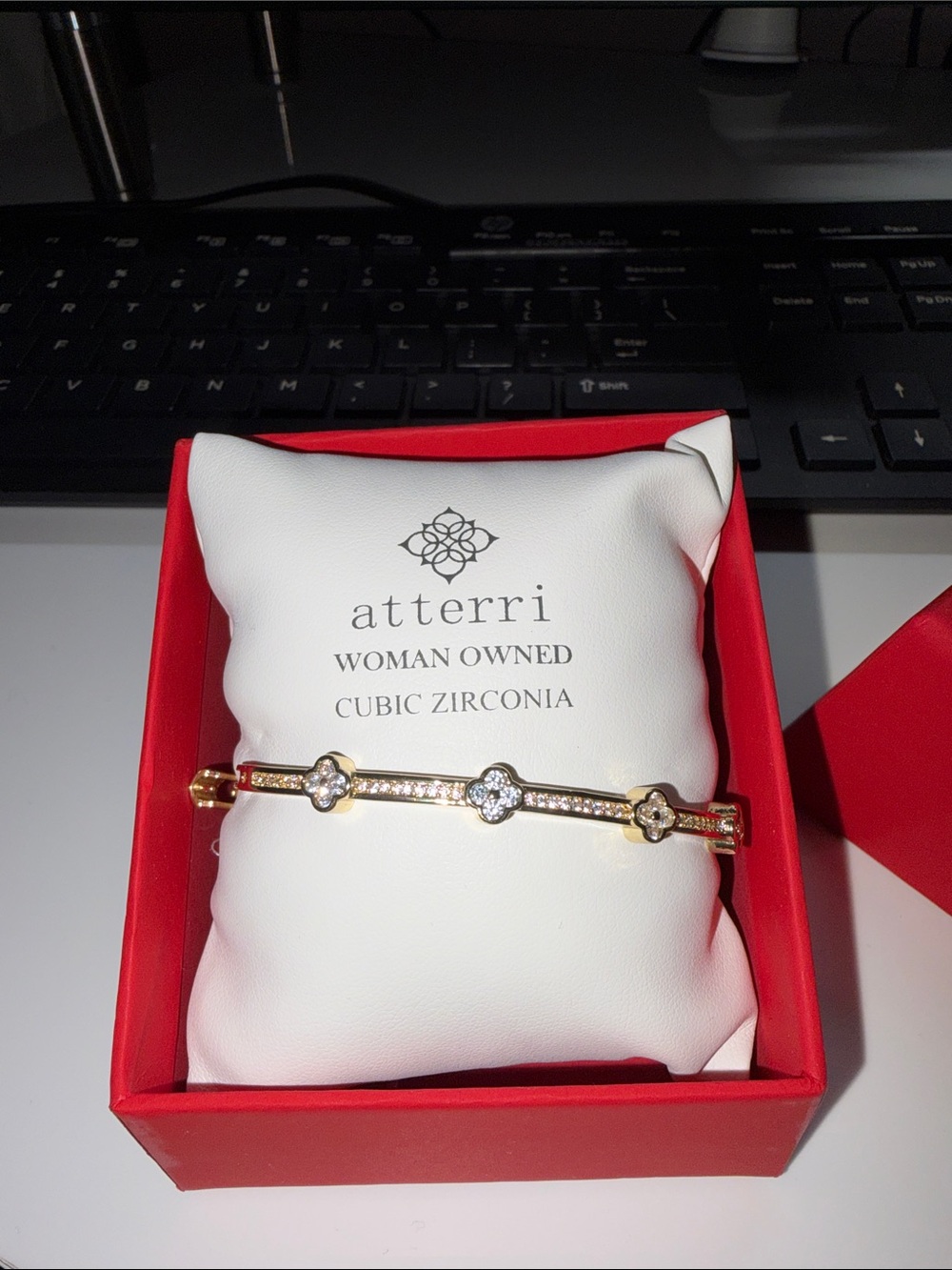 Atterri Gold-Tone Cubic Zirconia Bracelet - Gold
